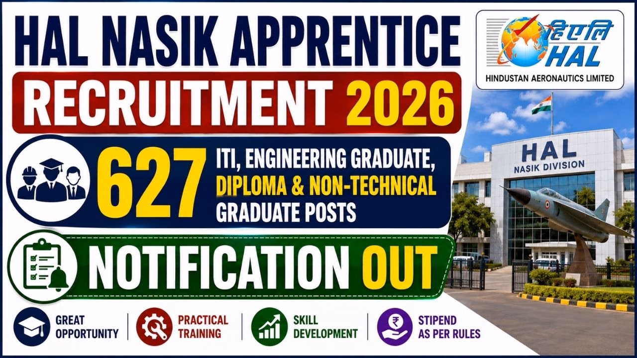 HAL Nashik Apprentice Recruitment 2026