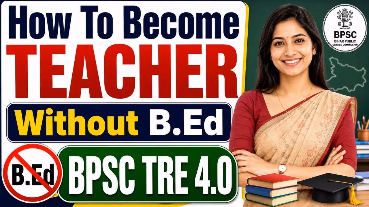 How To Become Teacher Without B.Ed In BPSC TRE 4.0