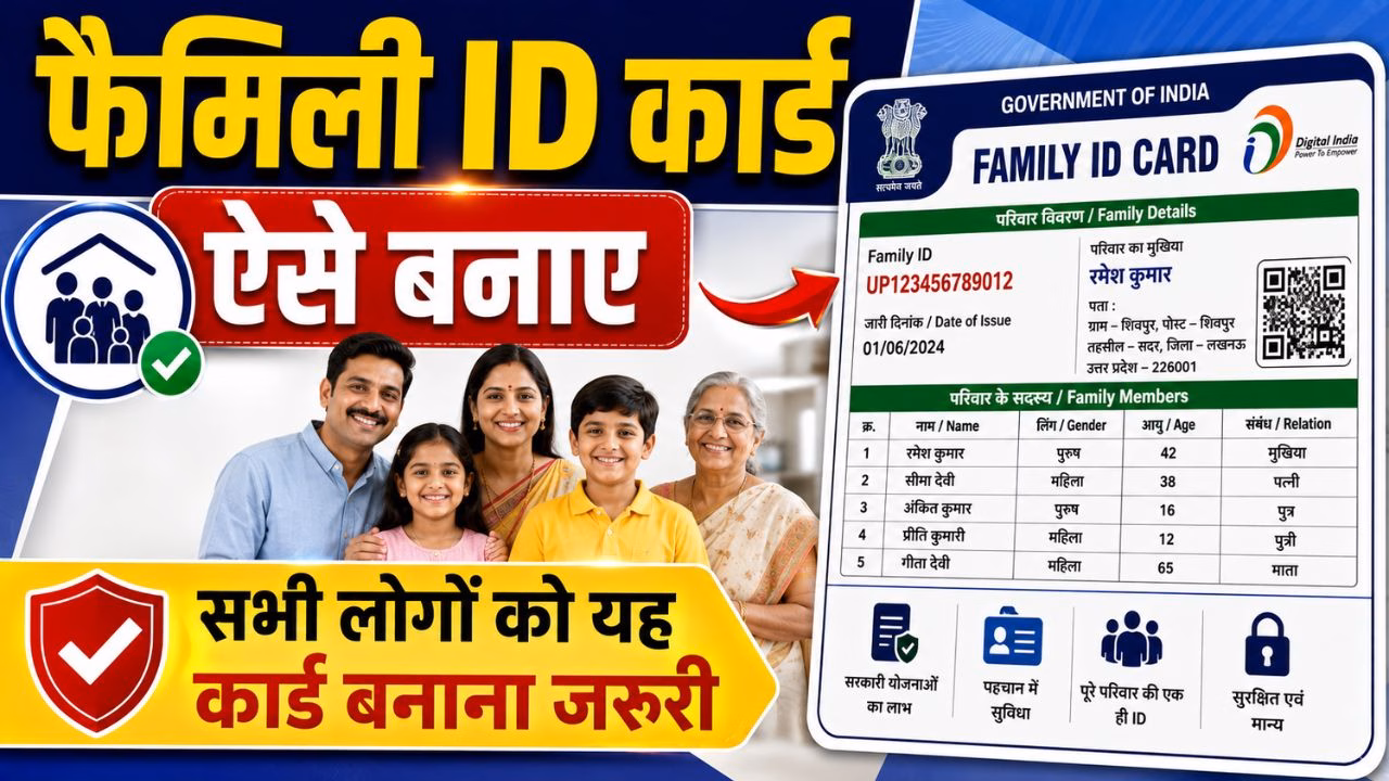 UP Family ID Card Online Registration