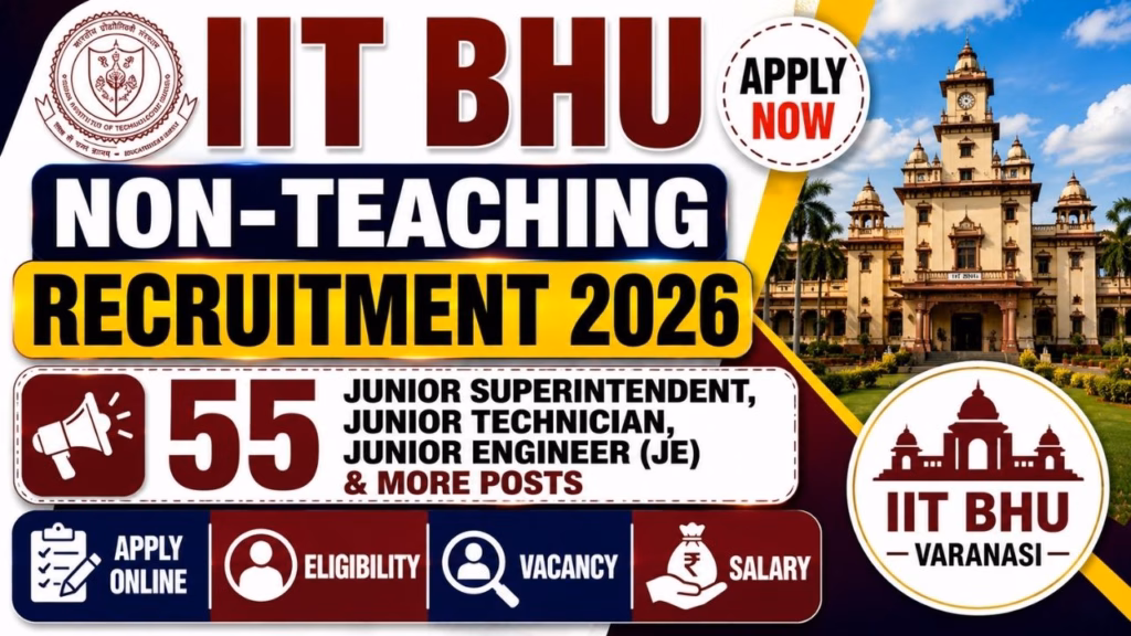 IIT BHU Non Teaching Various Post Recruitment 2026