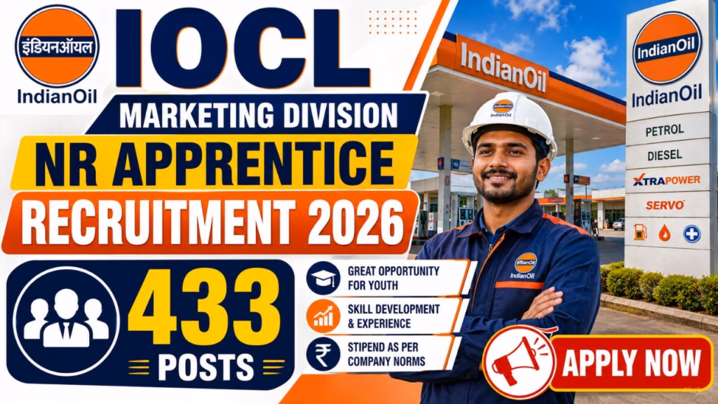 IOCL Marketing Division NR Apprentice Recruitment 2026