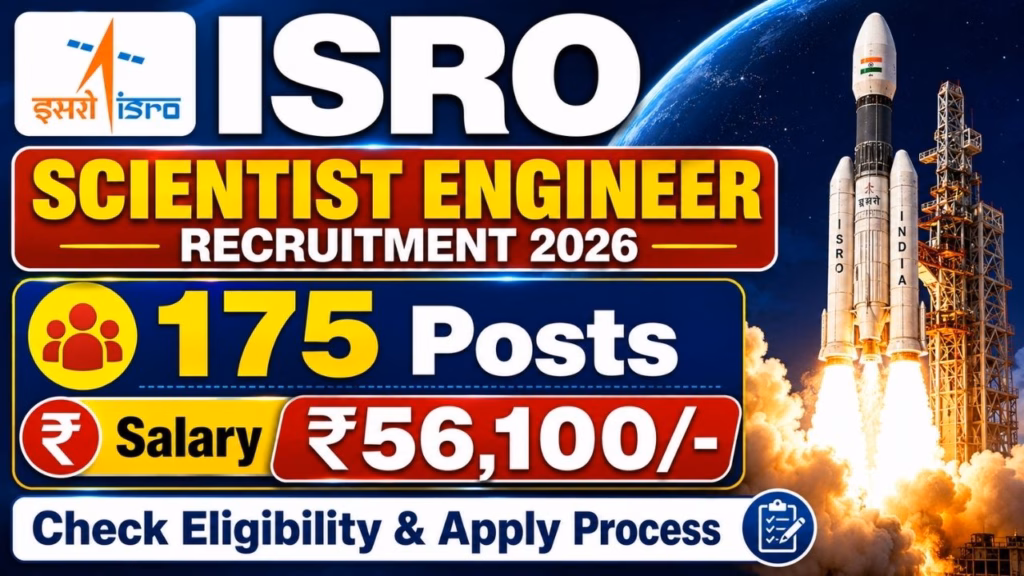 ISRO Scientist Engineer Recruitment 2026