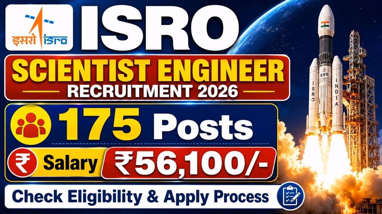 ISRO Scientist Engineer Recruitment 2026