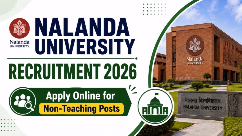 Bihar Nalanda University Non Teaching Recruitment 2026