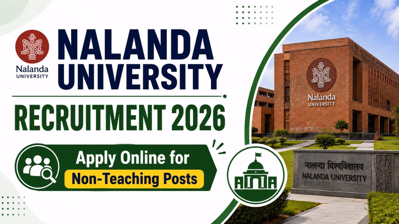 Bihar Nalanda University Non Teaching Recruitment 2026