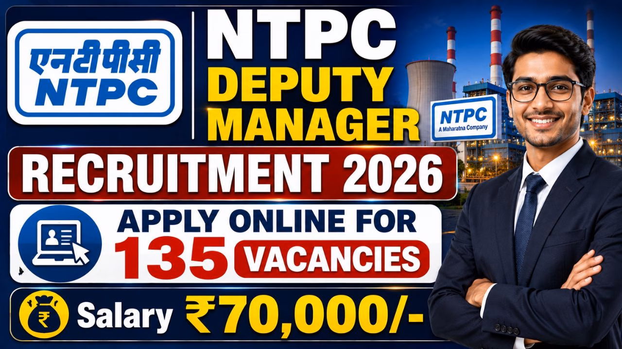 NTPC Deputy Manager Recruitment 2026