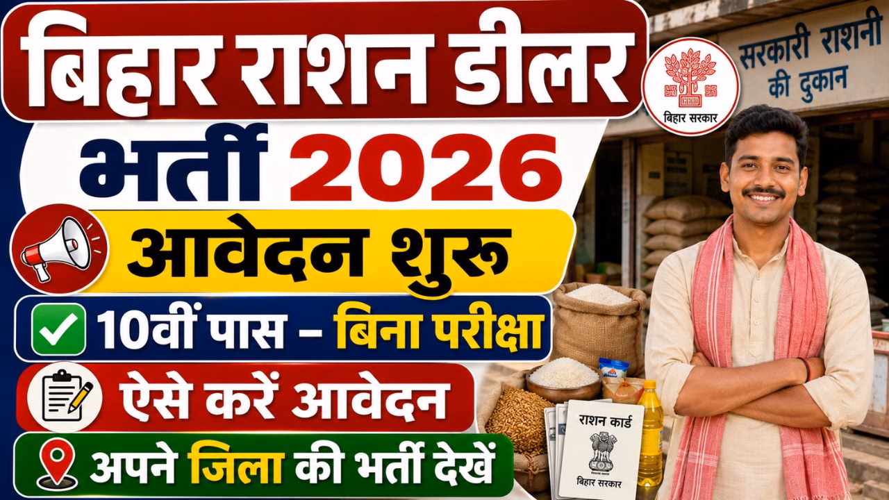 Bihar Madhepura Jila Ration Delear Vacancy 2026