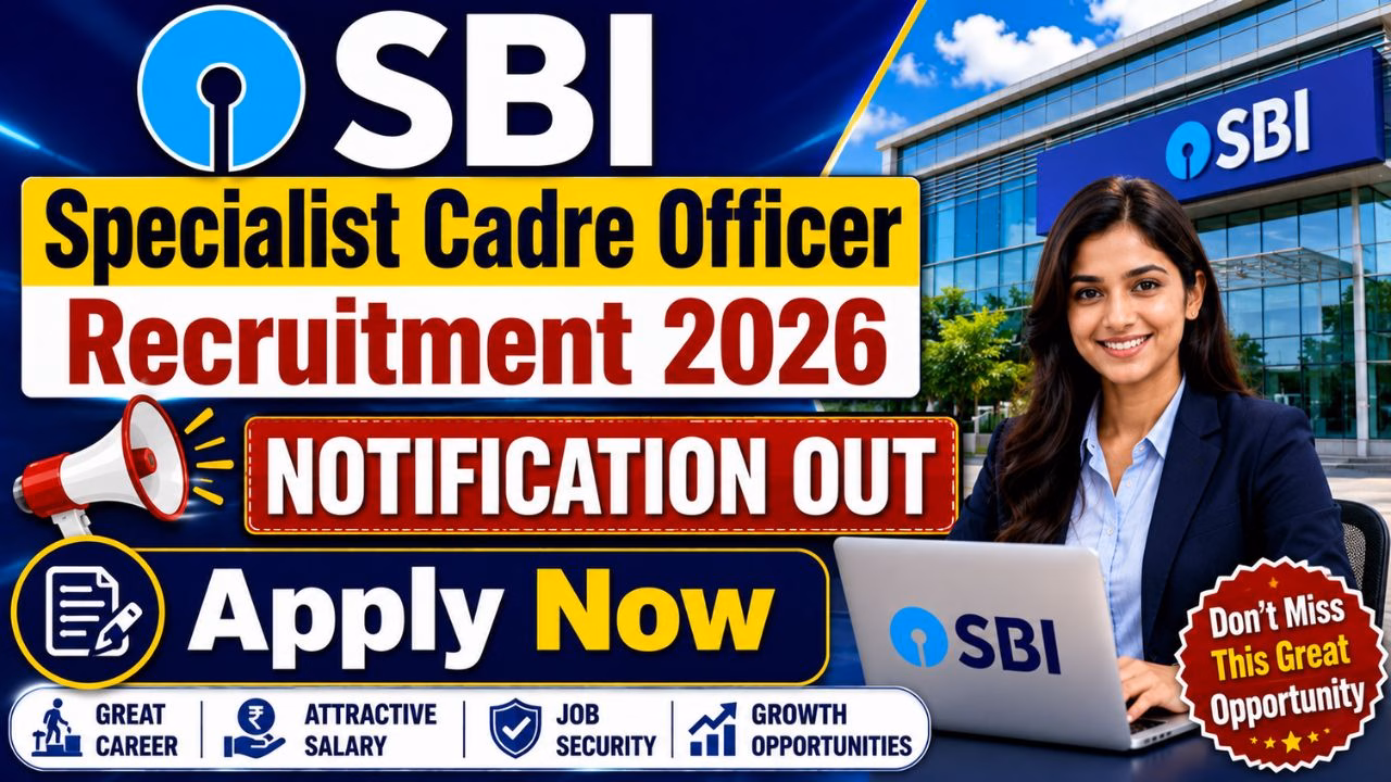 SBI SCO Specialist Cadre Officer Recruitment 2026