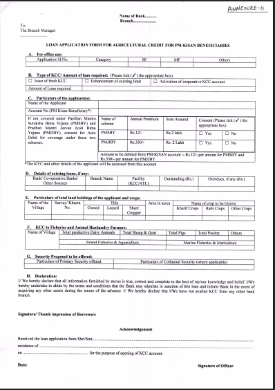 Kisan Credit Card (KCC) Yojana 2026