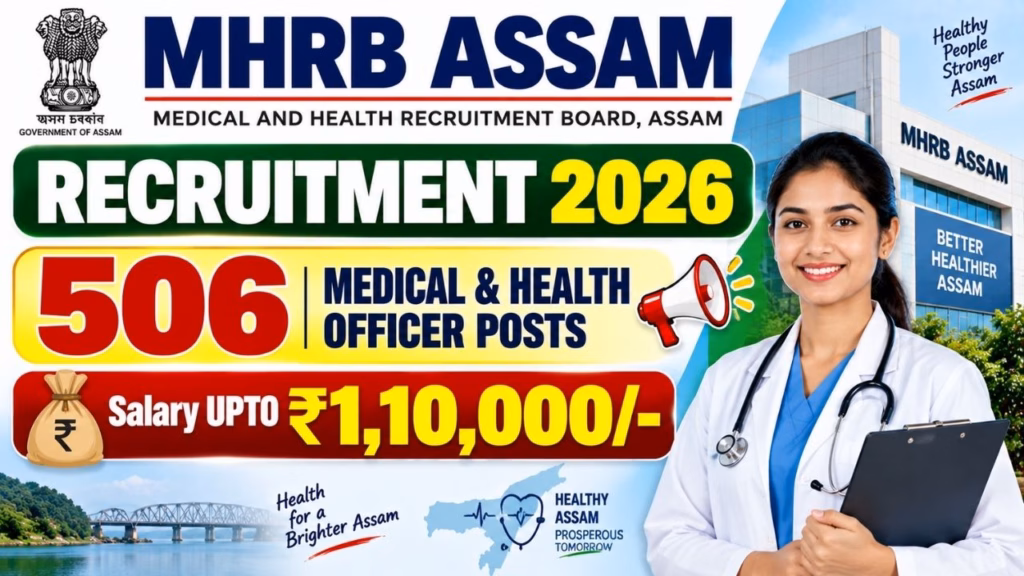 MHRB Assam Medical & Health Officer Recruitment 2026
