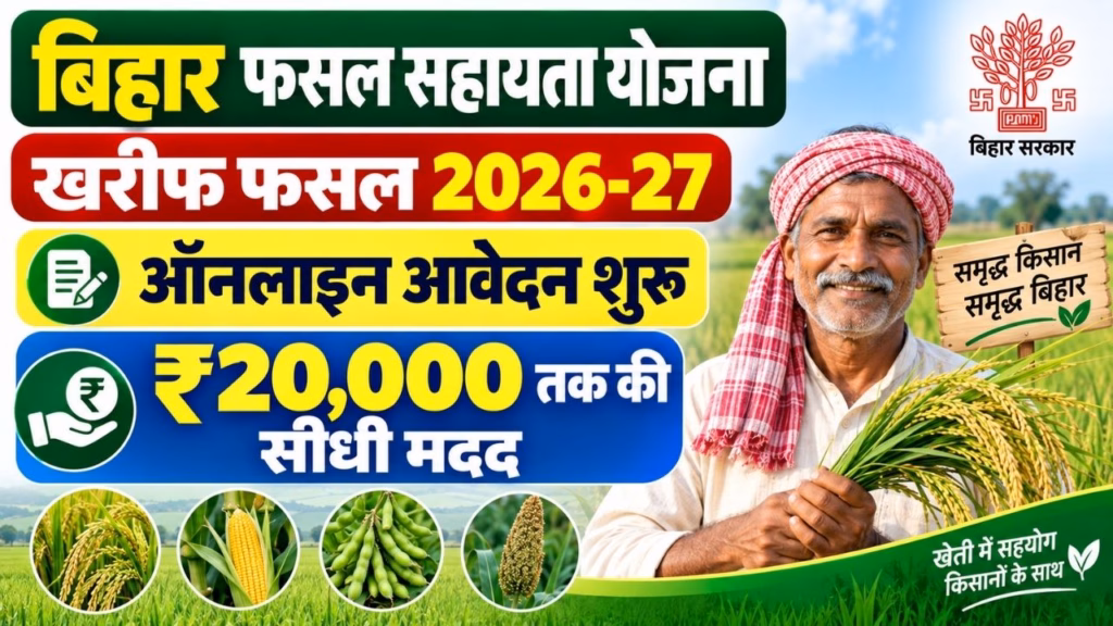 Bihar Fasal Sahayata Yojana Kharif 2026