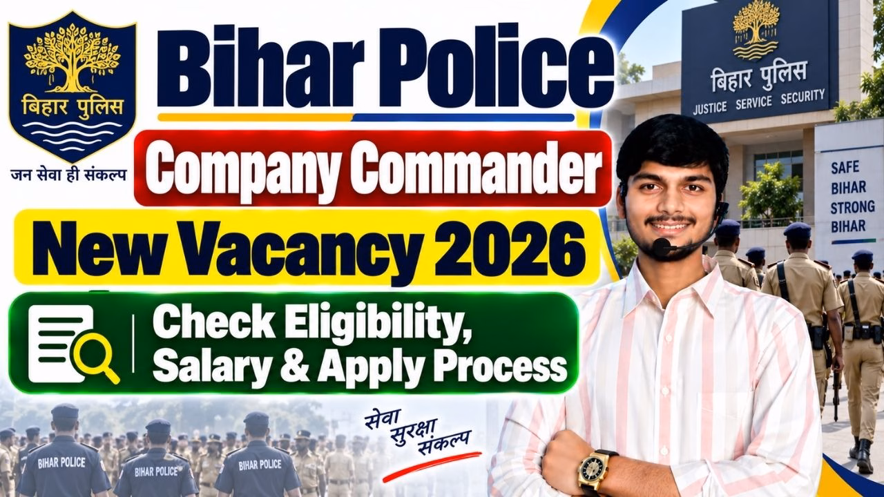 Bihar Police Company Commander Vacancy 2026