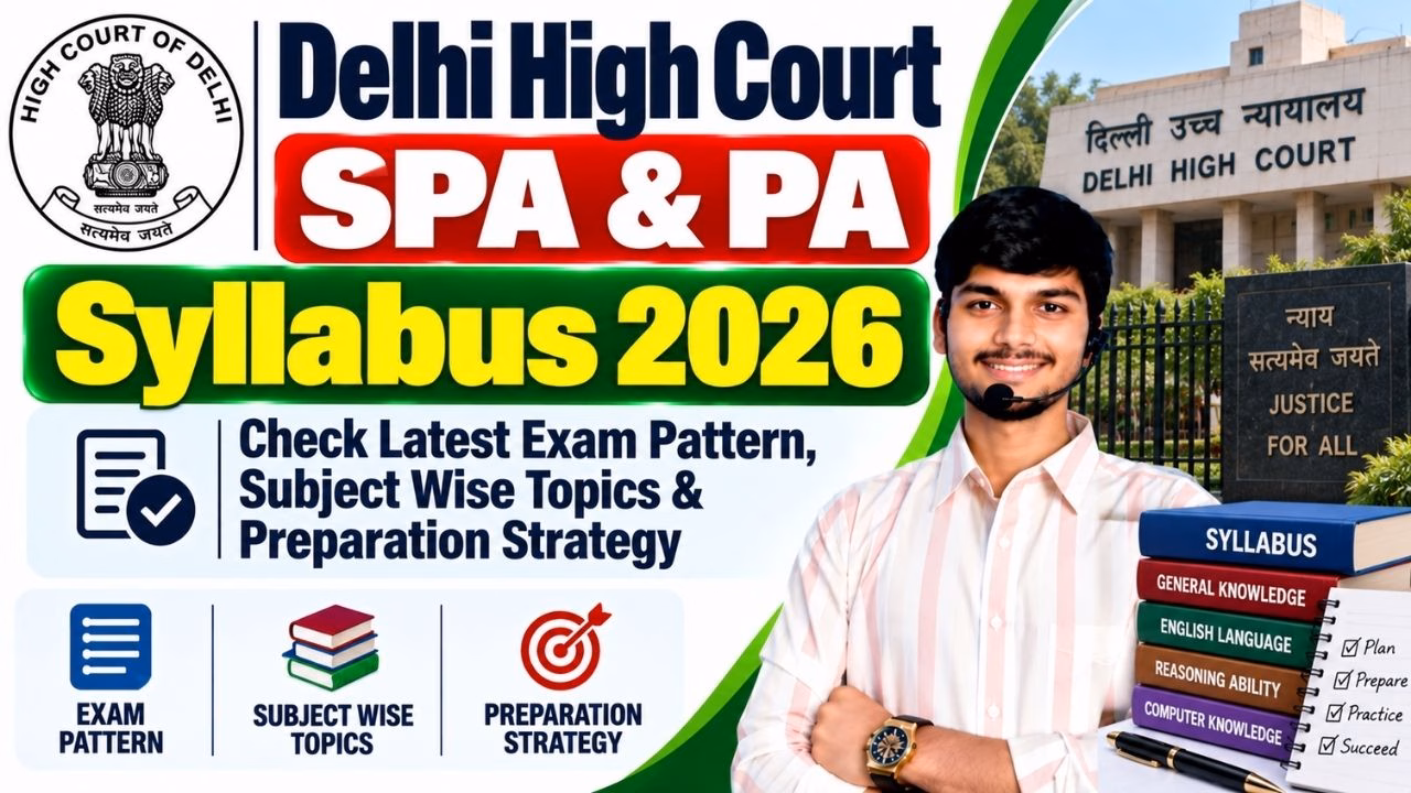 Delhi High Court SPA & PA Syllabus 2026