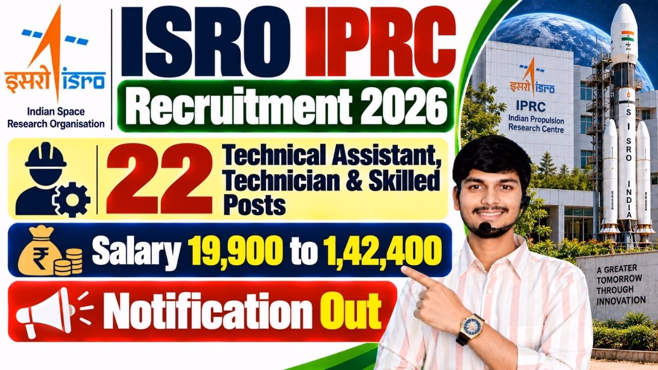 ISRO IPRC Various Post Recruitment 2026