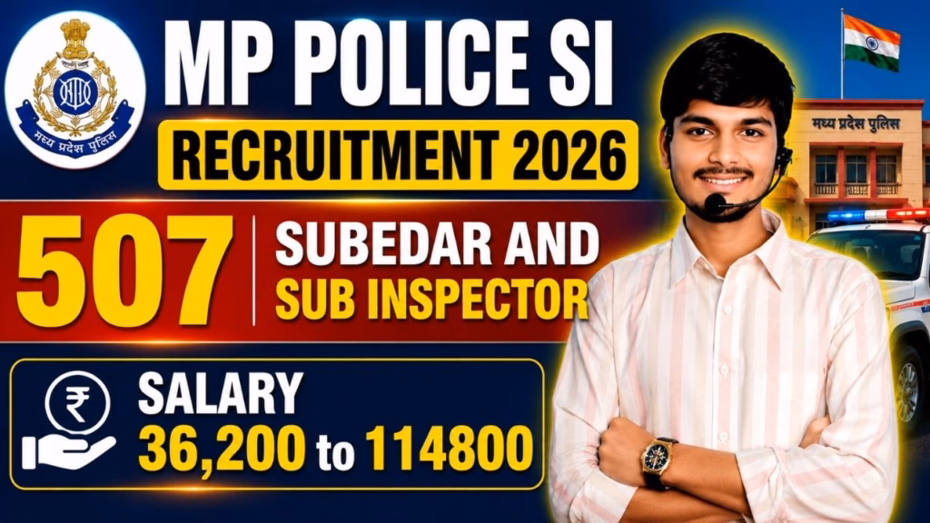 MP Police SI Recruitment 2026