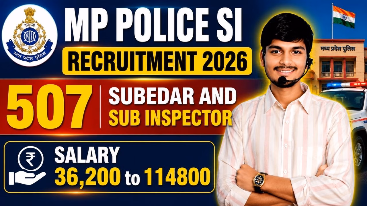 MP Police SI Recruitment 2026