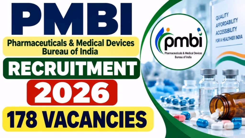 PMBI Various Posts Recruitment 2026