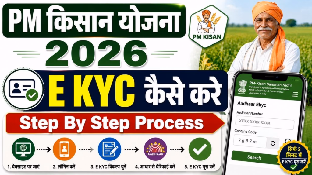 PM Kisan E KYC Kaise Kare Online