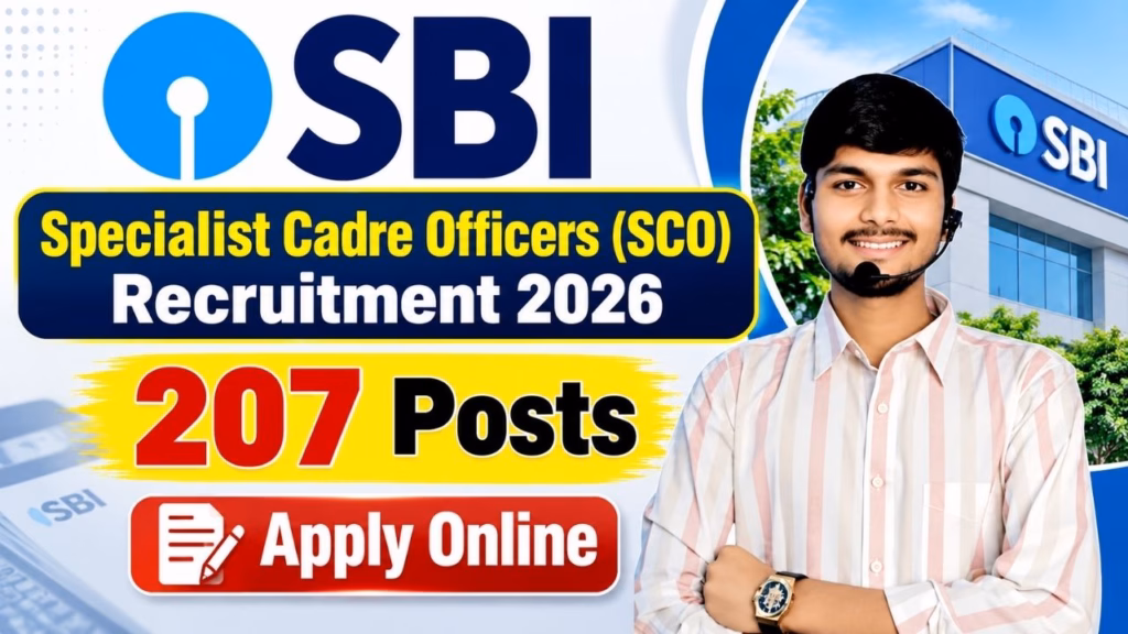 SBI Specialist Cadre Officers (SCO) Recruitment 2026