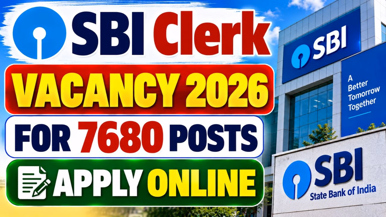 SBI Clerk Recruitment Online Form 2026