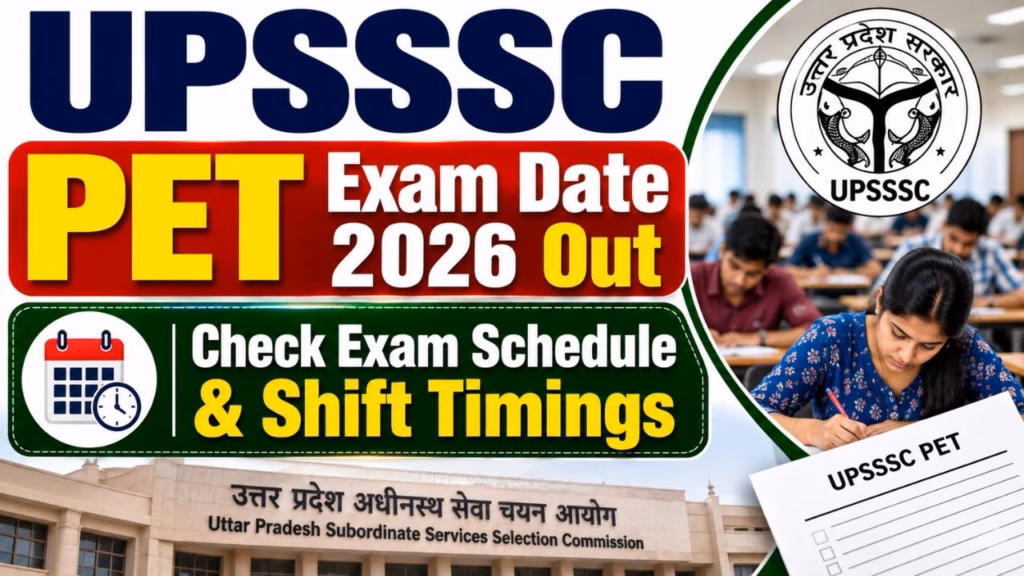 UPSSSC PET Exam Admit Card 2026