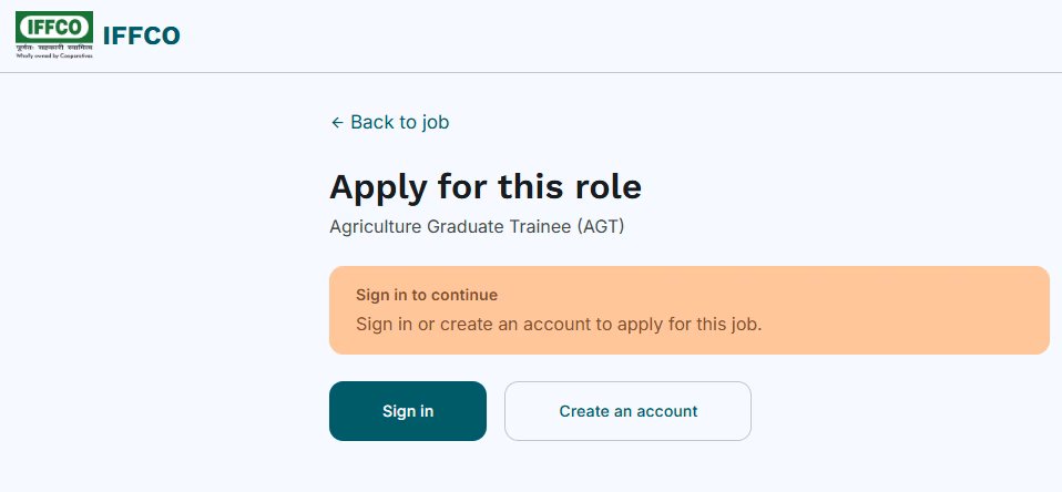 IFFCO Agriculture Graduate Trainee (AGT) Recruitment 2026
