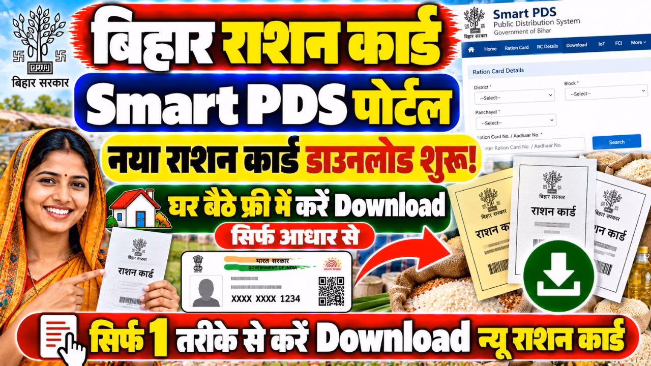 Ration Card Download Kaise Kare Smart PDS Se