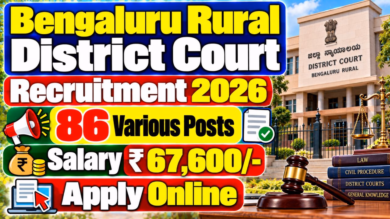 Bengaluru Rural District Court Recruitment 2026