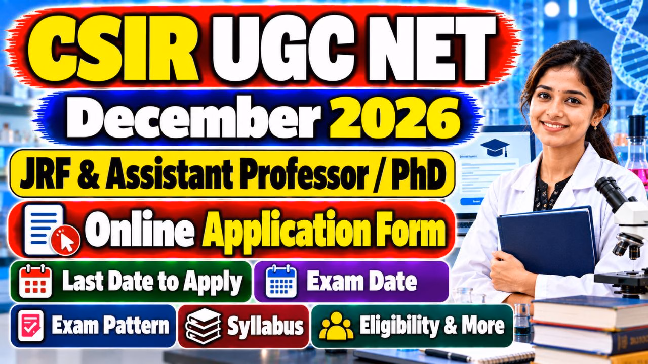 CSIR UGC NET December 2026
