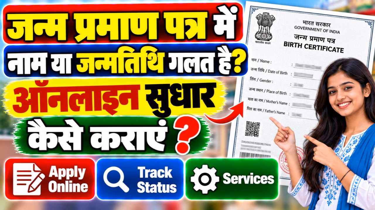 Birth Certificate Correction Online 2026