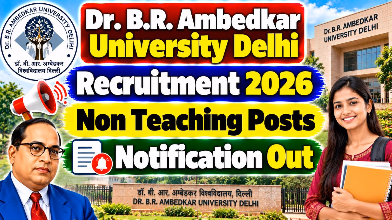 AUD Delhi Non Teaching Recruitment 2026
