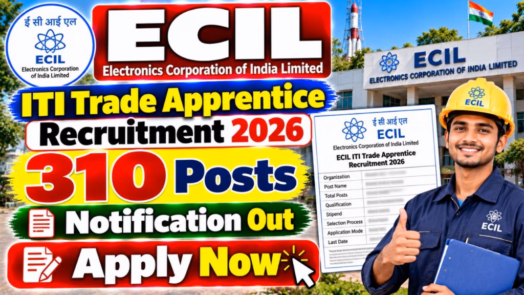 ECIL ITI Trade Apprentice Recruitment 2026