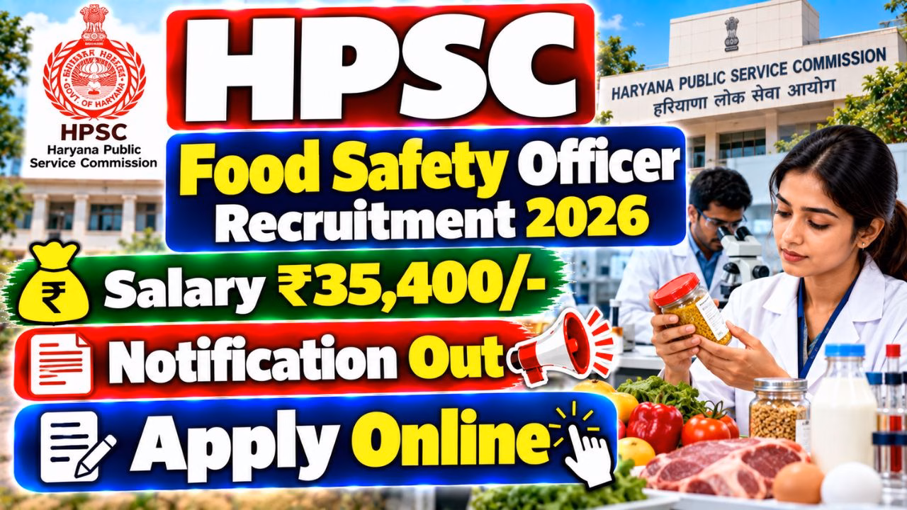 HPSC Food Safety Officer (FSO) Recruitment 2026