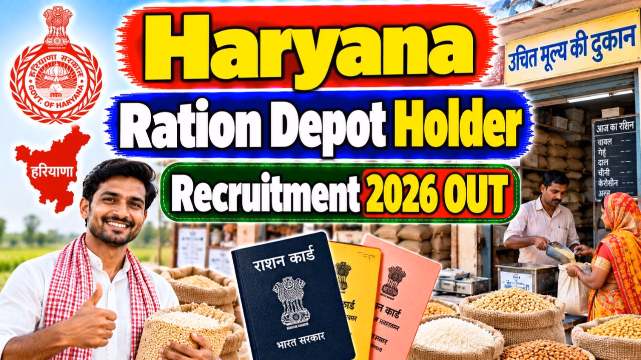 Haryana Ration Depot Holder Bharti 2026