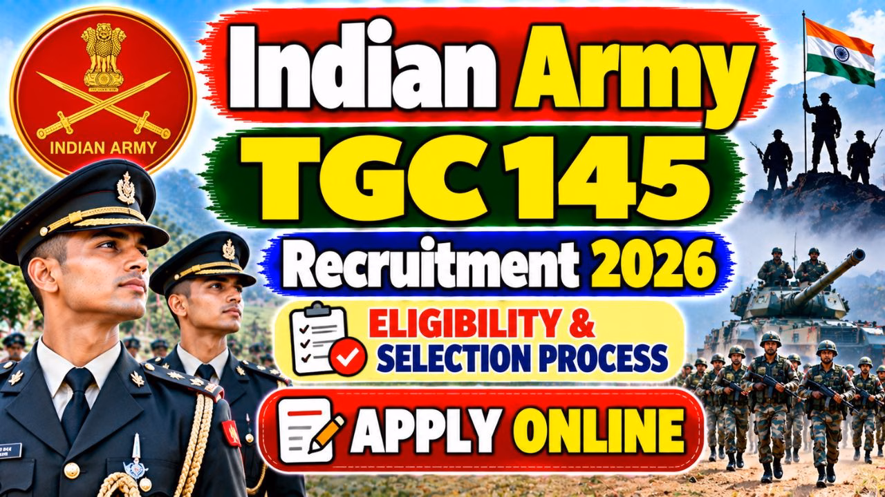 Indian Army TGC 145 Recruitment 2026