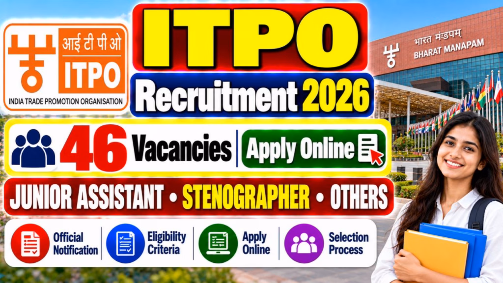 ITPO Various Posts Online Apply 2026