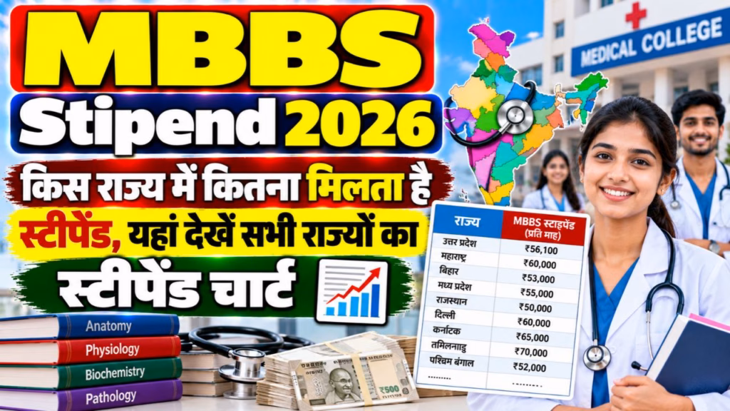 MBBS Internship Stipend 2026