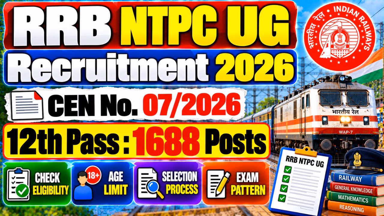 RRB NTPC UG Online Form 2026