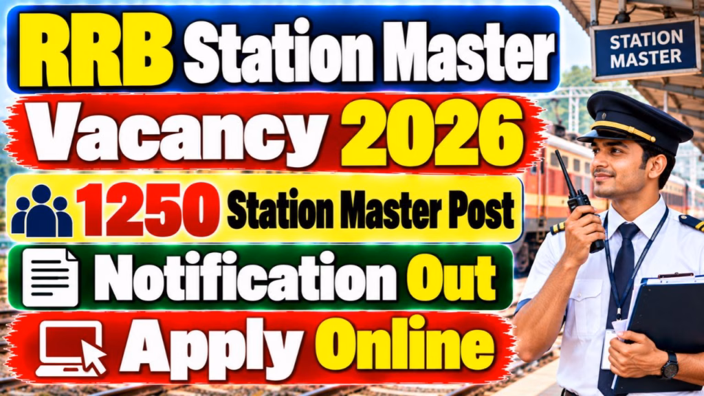 RRB Station Master Online Form 2026