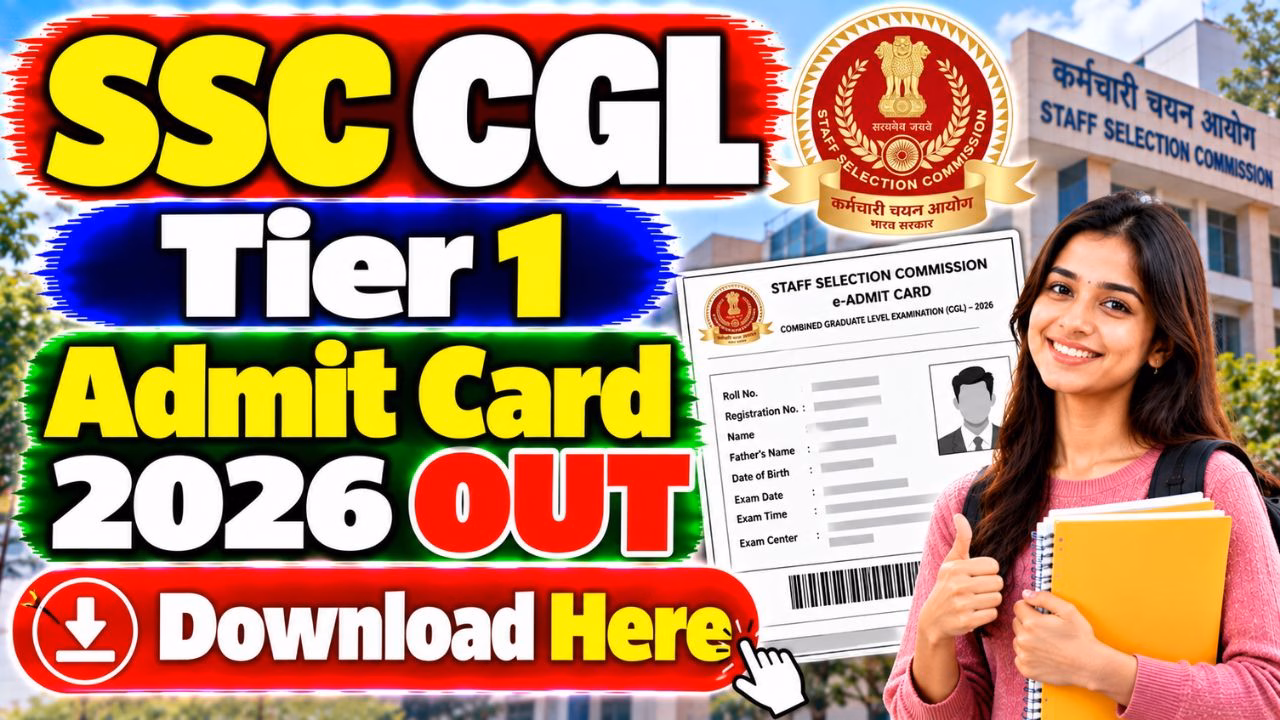 SSC CGL Tier 1 Admit Card 2026