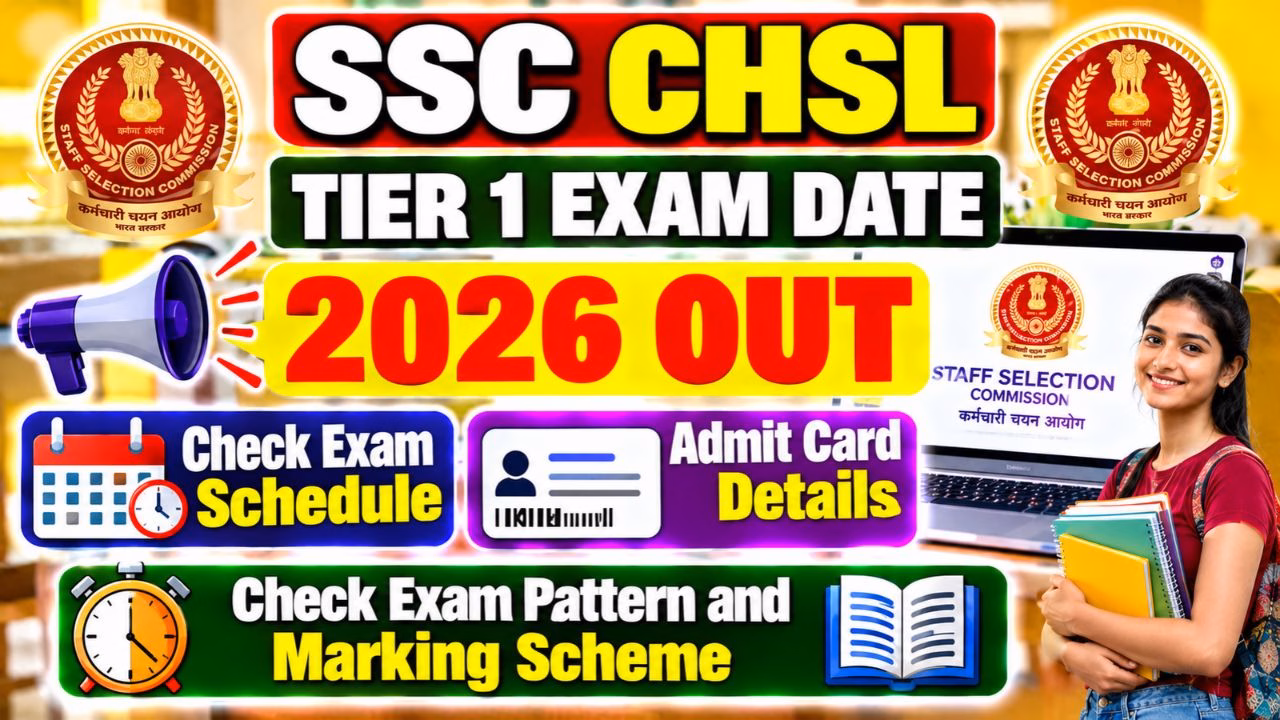 SSC CHSL Tier 1 Admit Card 2026