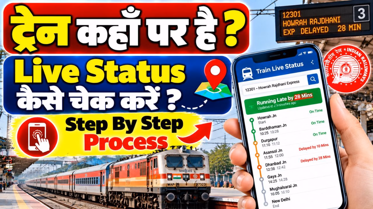 Train Ka Live Status Kaise Check Kare