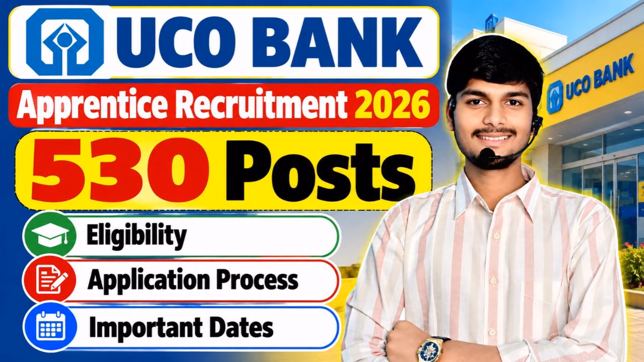 UCO Bank Apprentice Recruitment 2026